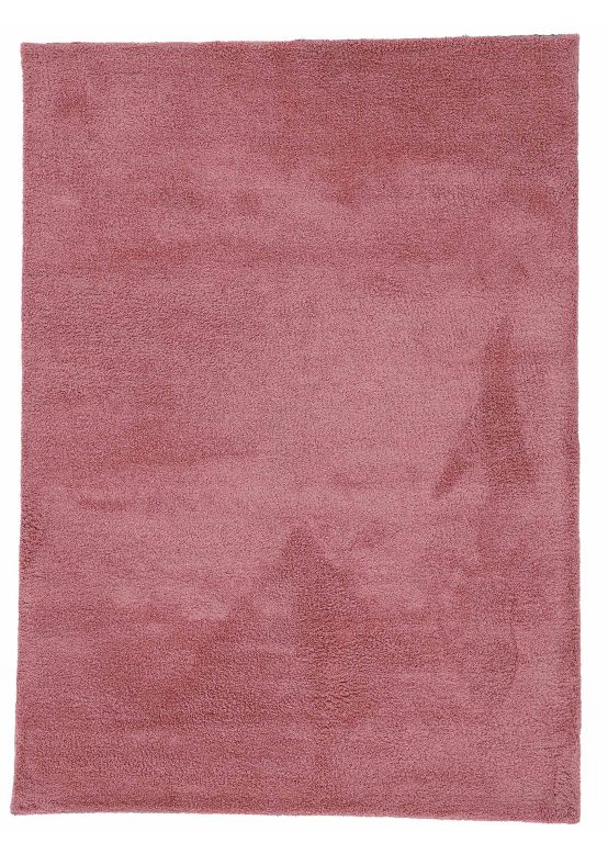 Tapis à poils longs Silky Rose