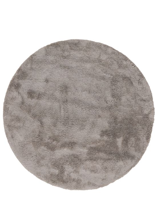 Tapis à poils longs Breeze ronde Beige