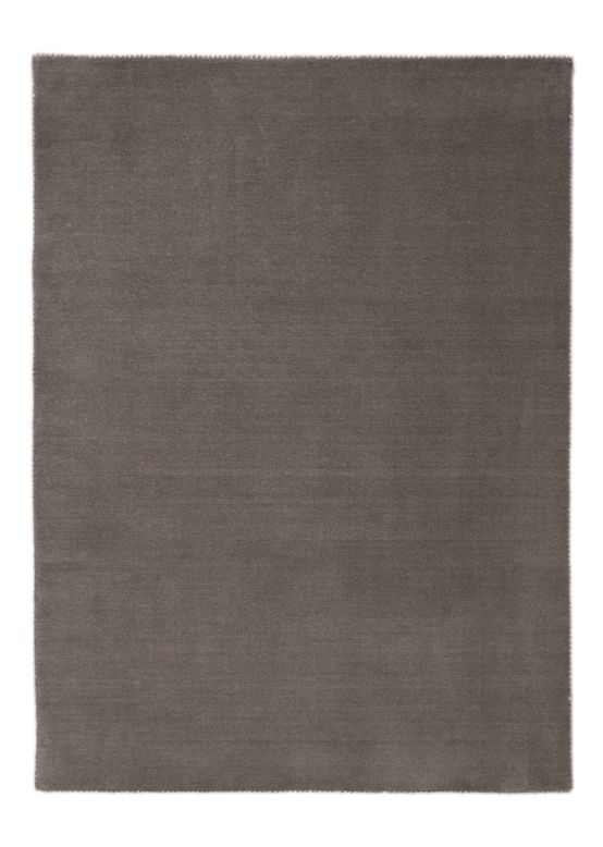 Tapis de laine Gabbeh Uni Gris