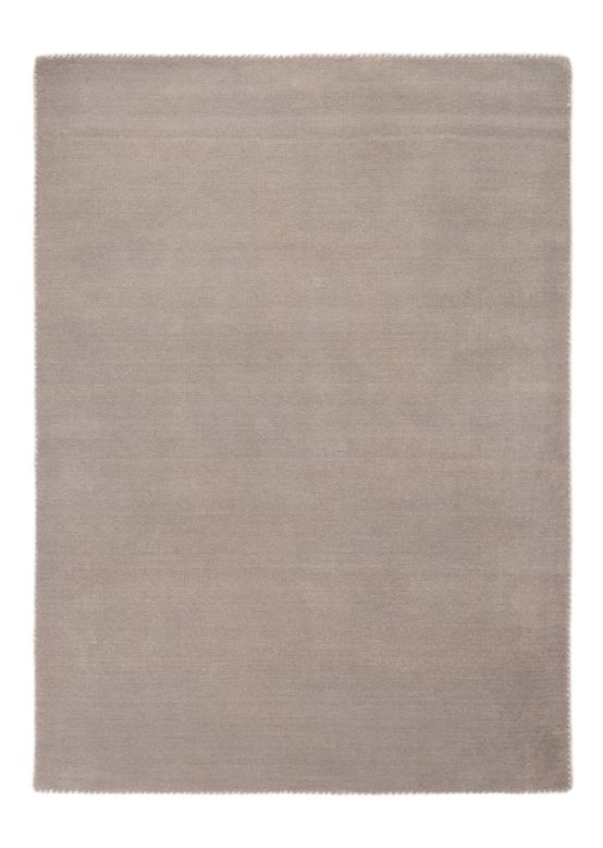 Tapis de laine Gabbeh Uni Gris clair