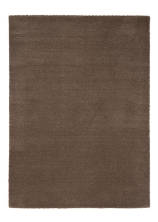 Tapis de laine Gabbeh Uni Taupe
