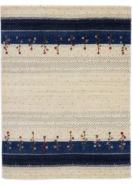 Tapis de laine Loom Lori Bleu