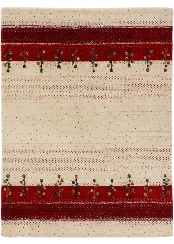 Tapis de laine Loom Lori Rouge