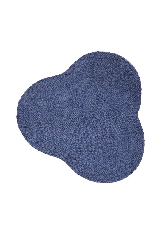 Tapis de Jute Alia Bleu