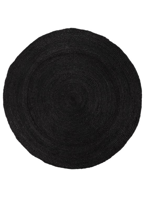 Tapis de Jute Nele ronde Anthracite